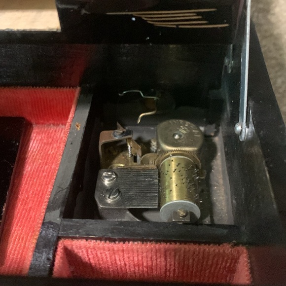 Vintage Far East Swan Japan Oriental Musical Jewel Box - Picture 14 of 16